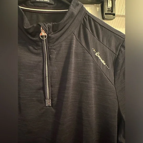 Cavallo lightweight equestrian 1/4 zip shirt - Picture 2 of 7